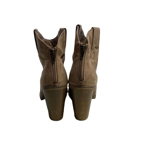 MERONA C Ignacio Boots Size 8.5 Almond‎ Toe 3.5” Heel - Picture 3 of 12